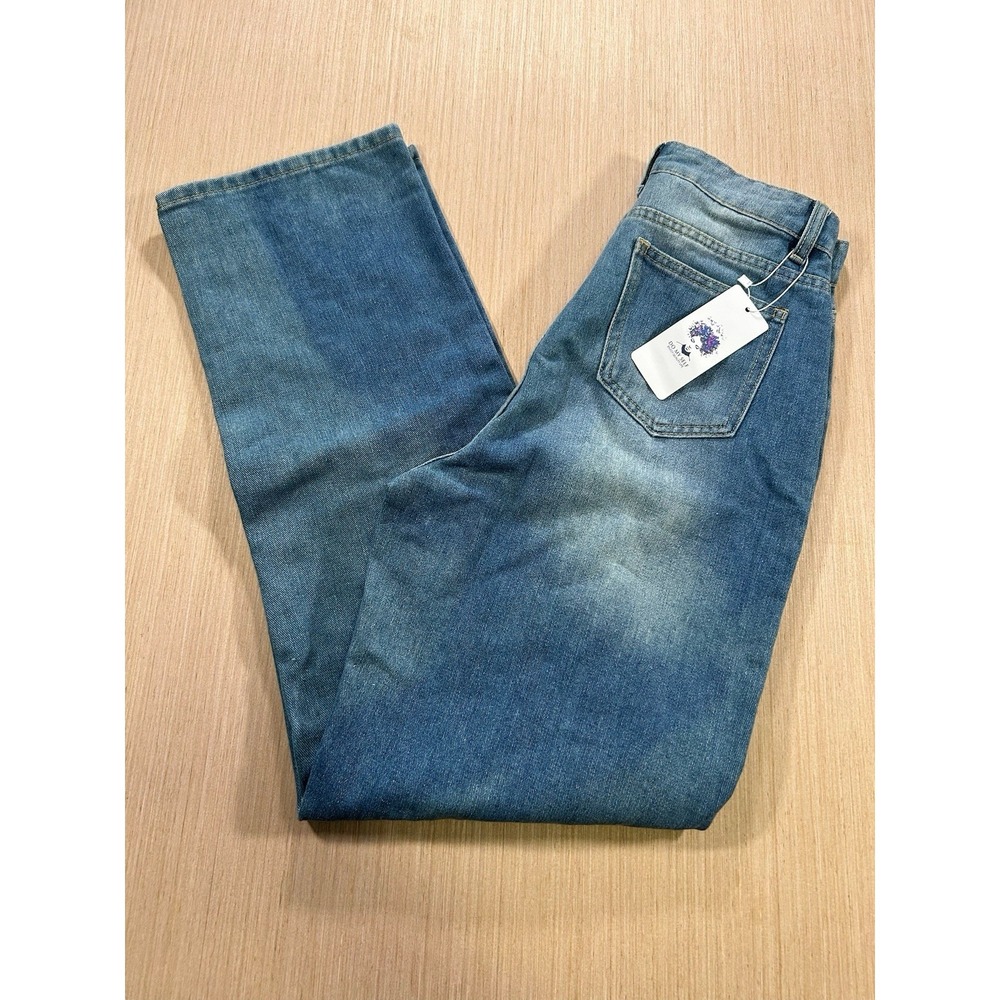 Do My Self Enjoy Quality Life Blue Jeans Women's Size M